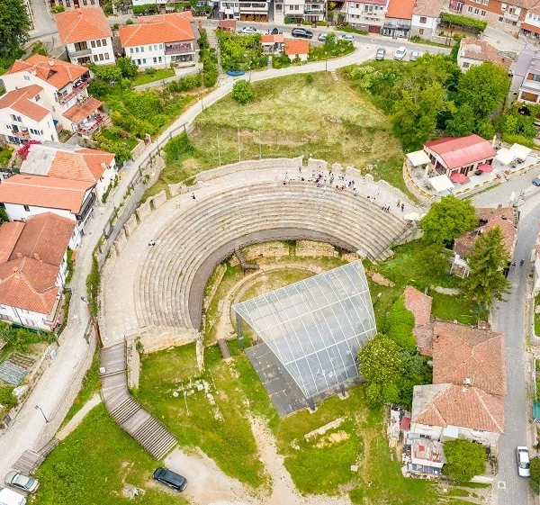 antyczny teatr jezioro Ochrydzkie