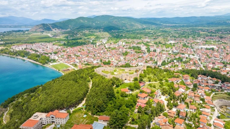 Twierdza Samuela jezioro Ochrydzkie