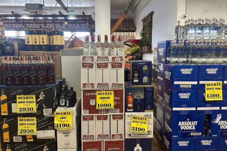 popularne alkohole ceny w Albanii 2025