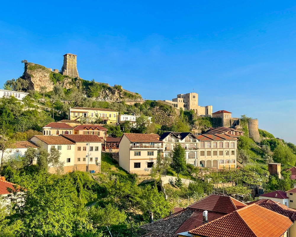 zamek Kruja - widok z hotelu Panorama