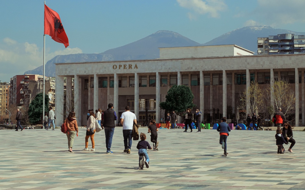 atrakcje Albania Plac Skanderbega