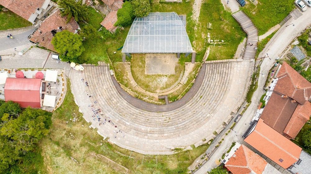 antyczny teatr jezioro Ochrydzkie