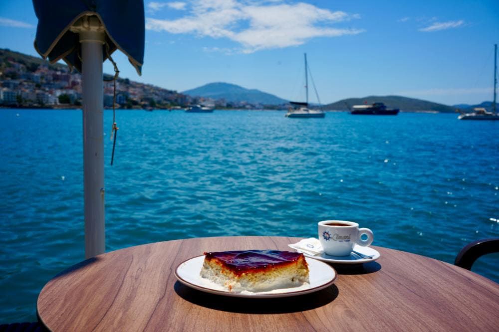 widok z restauracji Saranda, Albania