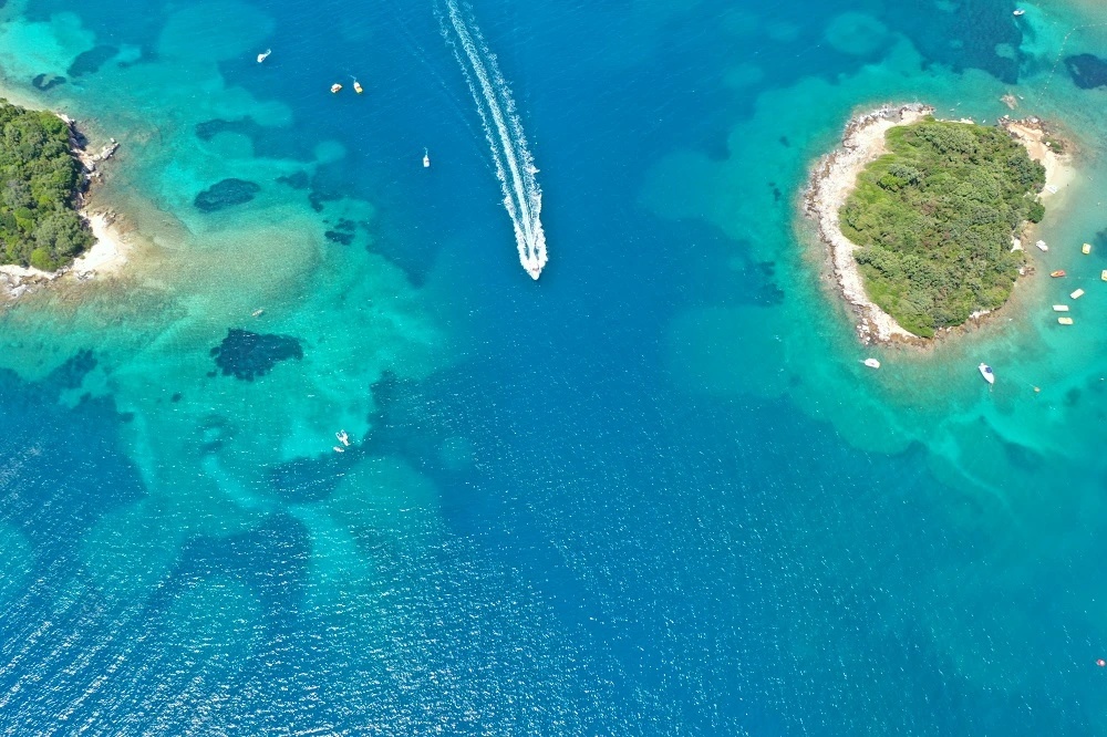 dzikie wysepki ksamil albania